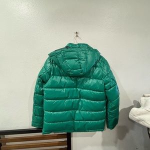 Green Guess Puffer small in mens